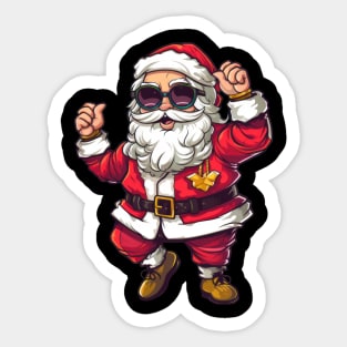 Happy Santa Sticker